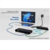 Docking station universale USB-C, USB-A. Doppio Monitor 4K (2xDP, 2xHDMI)+ 5 xUSB + PD85W