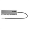Adattatore multiporta USB-C a tre monitor, HDMI/ DisplayPort, hub 4x USB