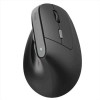 BAYO II MOUSE WIRELESS ERGONOMICO VERTICALE RICARICABILE - 70% PLASTICA RICICLATA - NERO