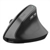 BAYO II MOUSE WIRELESS ERGONOMICO VERTICALE RICARICABILE - 70% PLASTICA RICICLATA - NERO