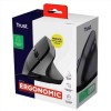 BAYO II MOUSE WIRELESS ERGONOMICO VERTICALE RICARICABILE - 70% PLASTICA RICICLATA - NERO