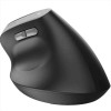 BAYO II MOUSE WIRELESS ERGONOMICO VERTICALE RICARICABILE - 70% PLASTICA RICICLATA - NERO